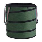 URPRO 80 Litres Ultra Tough Garden bag, 600D Oxford Fabric with Steel Wire, 45 CM Dia. x 50 CM Height, Heavy Duty Ideal for Yard Waste,Gardening, Storage, Camping, Outdoor Harvest activities