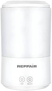 Reffair Caligo 50 Ultrasonic 3.5L Cool Mist Humidifier for Bedroom | Essential Oil Diffuser | Latest Top-Fill Design | Large Tank | Super Silent | Night Light Cool Blue