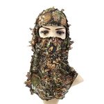 ABCAMO Light Weight Hunting Camouflage Full Cover 3D Leafy Face Mask