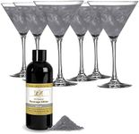 Lux Life Edible Glitter for Drinks – 100% Natural Ingredients, Made in USA – Food Grade Brew Drink Glitter for Wine, Cocktails, Champagne, and Beverages – Gluten Free & Vegan (56g, Silver)