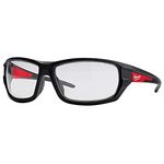 Milwaukee Performance Safety Glasses Clear Lens Anti Fog 4932471883, Black, One Size