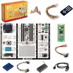 PicoBricks Raspberry Pi Pico W Starter Kit with 12 Detachable Sensors and Extensive Learning Guide, Raspberry Pi Kit, DIY Coding Kit, Raspberry Pi Kit for Kids