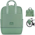 Johnny Urban Bike Pannier Bag for Bicycles Green - Jona Medium Bike - 2-in-1 Daypack and Rear Rack Bag - Backpack Cycling Storage for Leisure, Work and Travel - Water-Repellent