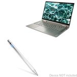 Stylus Pen for Lenovo Yoga C740 (14 in) (Stylus Pen by BoxWave) - AccuPoint Active Stylus, Electronic Stylus with Ultra Fine Tip for Lenovo Yoga C740 (14 in) - Metallic Silver