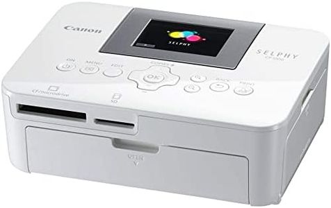 Canon SELPHY CP1000 - Imprimante Photo 10x15cm, Version filaire USB & Carte SD, SANS WIFI NI BLUETOOTH, photo format carte postale, impression instantanée sans encre, Blanc