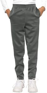 STRETCH IS COMFORT Boy's Slim Fit Jogger Play Pants Charcoal Gray Small