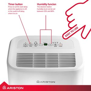 Ariston 16L Dehumidifier – Compact Home Moisture Removal
