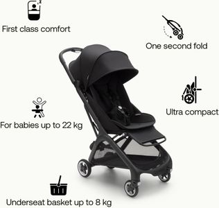 Bugaboo Butterfly Travel Stroller – Lightweight, Compact, Black