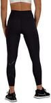 2XU Womens Force Mid-Rise Compression Tights with Flat-Wide Waistband for Training and Fitness Black/Nero