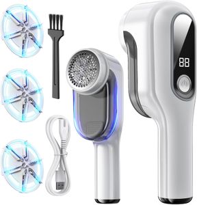 PKBD Large Electric Fabric Shaver – Lint Remover with 3 Extra Blades, Large Capacity