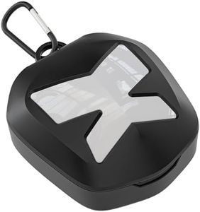 ARGOMAX Sports Mouth Guards Case, Compatible with various brands of Mouth guards(Not Lip Guard), Universal Storage Case for Adult & Youth Sizes, black+white.