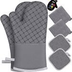 IXO 6Pcs Oven Mitts and Pot Holders