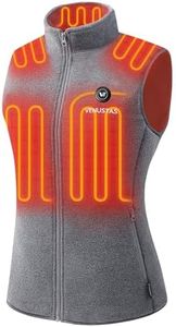 Venustas Women's Fleece Heated Vest with Battery, Lightweight Electric Heated Coat