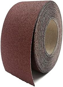80 Grit Sandpaper Roll, 3 Inch x 49 Feet Emery Cloth Roll Aluminum Oxide Abrasive Paper Roll Continuous Sandpaper for Metalworking, Woodworker, Furniture Repair, Sanding Automotive Plumbing