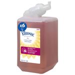 Kleenex Botanics Joy Luxury Foam Hand Wash 6387 - Scented Foaming Hand Soap - 6 x 1 Litre Red Hand Wash Refills (6 Litre total)