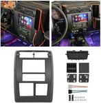 HECASA Double Din Dash Kit Compatible with 1997-2002 Jeep Wrangler TJ Radio Stereo Dash Bezel Install Kit