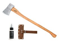 1844 Helko Werk Germany Classic Expedition - 4.5lb Felling Axe - Made in Germany Large Felling Axe for Heavy Duty Felling Trees, Cutting Wood and Timber - Head 4.5lb, Handle 35in. (Expedition) #10497