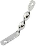 Twisted Light Bracket Chrome. Bike Light Part, Bicycle lightpart, lowrider, Beach Cruiser, Chopper, Limo, Stretch Bike