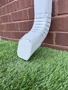GutterGate 2"x3" Type-A White Gutter Downspout Extension Accessory