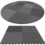 Timgle Hot Tub Mat 77 Inch Hot Tub Pad Non Slip Hot Tub Flooring Mat Protector 1/2" Thickness Inflatable Hot Tub Outdoor Pool Base Mat Foam Padding Spa Floor Mat for Floor Protection Heat Insulation