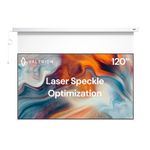 Valerion 120-inch Purevision Motorized Projector Screen,1.1 dB Gain,Home Theater Drop Down Screen with Remote Control,Quiet Motor,4K/8K Compatible