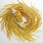 Embroiderymaterial Zardozi Spring Material,French Wire (Dapka) for Jewellery and Embroidery Purpose,1MM, Smooth Finish, Honey Gold Color(100 Gram)