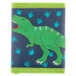 Stephen Joseph Wallet, Dark Blue Dino, One Size, Stephen Joseph Unisex Kids Toddler Wallet