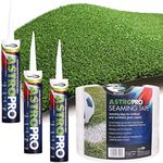 24m Bondit Astro Pro Seaming Tape + 7 Tubes Glue 1 Economy Silicone Gun E3 for Artificial Grass Turf Sports Pitches