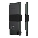 Ekster Aluminum Cardholder Wallet | RFID Wallet for Men & Women | Slim & Minimalist Aluminum Wallet with Pop Up Cardholder (Green Ore)