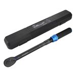 1/2-Inch Drive Click Torque Wrench, Dual-Direction Click Professional Torque Wrench 10-170FT.LB/13.6-230.5N.M, Dual Range Scales Graduated in FT.LB and N.M, Blue