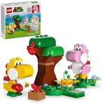 LEGO Super Mario Yoshis' Egg-cellent Forest Expansion Set 71428 Collectible Toy for Kids, 2 Brick-Built Characters, Toys for Girls, Boys and Gamers Aged 6 and Over