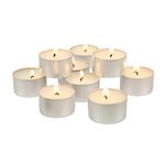 Stonebriar 300 Pack Unscented Tea Light Candles with 6-7 Hour Extended Burn Time, White, 300 Count