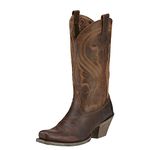 Ariat Women's Lively Western Cowboy Boot, Sassy Brown, 9 Big Kid