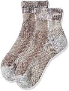 Thorlos Women's Lite Hiking Moderate Padded Ankle Socks, khaki, Small