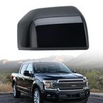 MOFOAP Replacement Right Passenger Mirror Cover Caps Compatible with Ford F150 2015 2016 2017 2018 2019 2020 (Gloss Black)