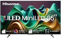 Hisense 85U68N-85 inch Mini-LED QLED 4K Smart Google TV with Full Array Local Dimming, HDR10/HDR10+/HLG, MEMC, Sports Mode, Game Mode Plus