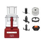 Magimix 5200XL Food Processor | 3.7L BPA-Free Bowl | Quiet & Powerful Motor | Multifunctional 7 in 1 Solution | Red | 18585