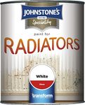 Johnstone's - Speciality Paint for Radiators - White - Gloss - Water Colour - Quick Drying - Suitable for Hot Water Pipes - 7m2 Coverage per Litre - 750ml