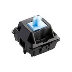 Ranked RS-11 Pro Mechanical Key Switches for Mechanical Gaming Keyboards | 5-Pin PCB Mounted | Pre Lubed | Linear 62cN by JWK (Pro Sky Blue, 10 Pcs)