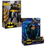 DC Comics BATMAN, 12-Inch Rapid Change Utility Belt BATMAN Deluxe Action Figure with Lights and Sounds