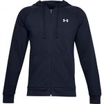 Under Armour Men Rival Fitted Full Zip, Breathable Men's Hooded Jacket, Comfortable Zip Hoodie with Tight Fit