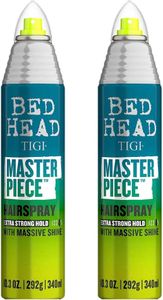 Bed Head TIGI Masterpiece Hairspray - Strong Hold & Shiny Finish for All Hair Types - For Dry Hair - Premium Hair Care for Women & Men - 10.3 oz (2 Pack)