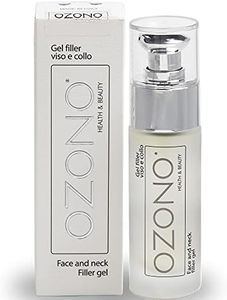 OZONO H&B Siero Viso e Collo Professionale Gel Filler - Olio Ozonizzato e Doppio Acido Ialuronico - Antibatterico, Antirughe, Vitamina E - MADE IN ITALY (30ml)