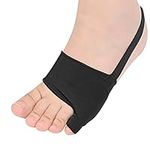 DYKOOK Tailors Bunion Corrector 1Pair Bunionette Sleeves Built-in Gel Pads Silicone Cover Guard With Non-slip Strap to Relief Bunion Pinky Toe Pain, Straighten Bunionette,Overlapping toe(Black-Small)