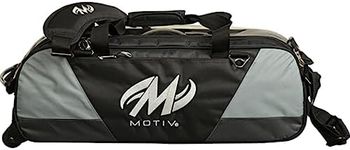 Motiv Ballistix Triple Tote Bowling Bag- Covert Black