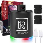 M. ROSENFELD Hookah Pump with 1300 mAh Rechargeable Battery - Electric Hookah Air Pump Kit with Led Light - Mini Hookah Pump Starter - Universal Shisha Hookah Starter Kit Helper - Hookah Starter