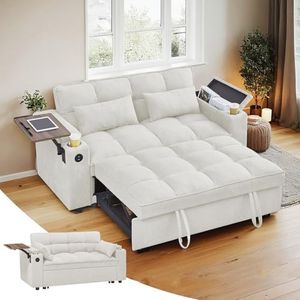 Skepphlay 3 in 1 Sleeper Sofa Bed, White