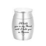 Small Urns Mini Cremation Human Ashes Holder Stainless Steel Memorial Keepsake Ash Funeral Urn for Pet Small Ashes Urns for dog pet