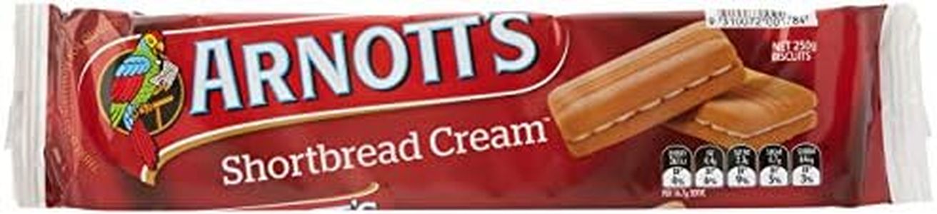 Arnott's Shortbread Cream Biscuits, 250 Grams