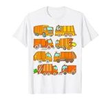 Rubbish car sweeper waste removal truck vehicles rubbish man T-Shirt